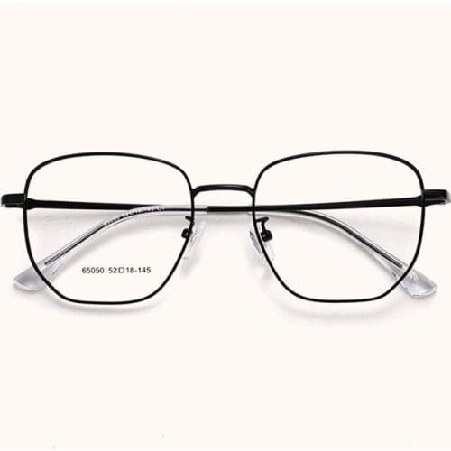 New Metal Full Rim Polygonal Soectacle Frames Mens Simple Literary Retro Eyeglasses Ladis Fresh And Fashionable Myopia Eyewear