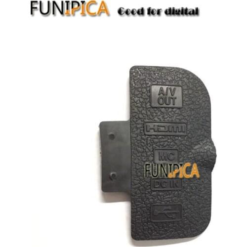 New Rubber D300s USB Bottom Cover Terminal Cap Replacement For Nikon D300S rubber Camera repair parts free shipping