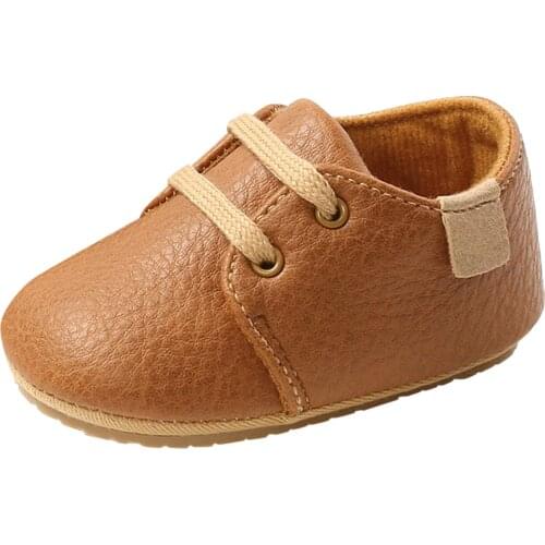 Toddler Baby Retro Shoe Boys Girls Princess Cute Toddler First Walk Slip On Shoes Solid Color Vintage Gentleman Princess Shoes
