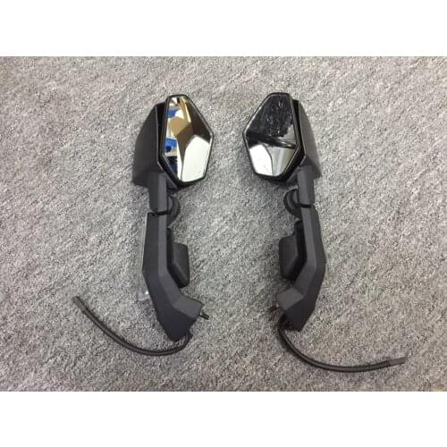 Rear View Mirror w/LEDTurn Signals Fit For Kawasaki Ninja ZX10R 2008 2009 2010