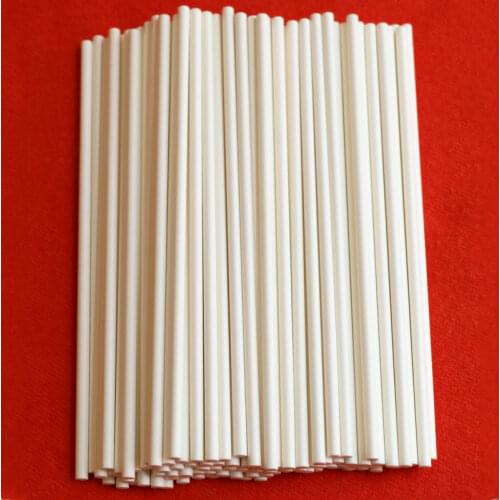 100 Pcs Hollow Stick / Solid Core Paper Lollipop Sticks Stick Lolly For Fondant Candy Chocolate Cake Pop Cupcakes Making Mould
