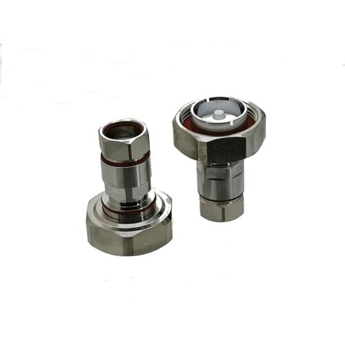 1pce 7/16 DIN male plug center clamp for 1/2" flexible cable RF connector