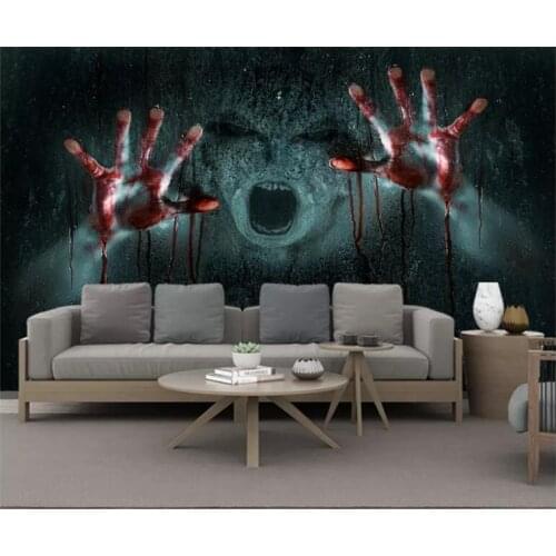 Realistic vampire horror 3d Skull Rock papel de parede 3D photo wall paper TV background mural wallpaper for walls 3d