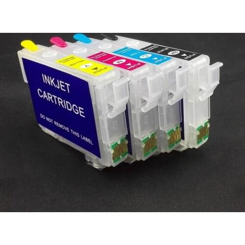 INK WAY 4 PCS T1711 Series Refillable ink cartridge for XP 33 XP103 XP203 XP303 XP403 XP207 XP313 XP413 with auto reset chip
