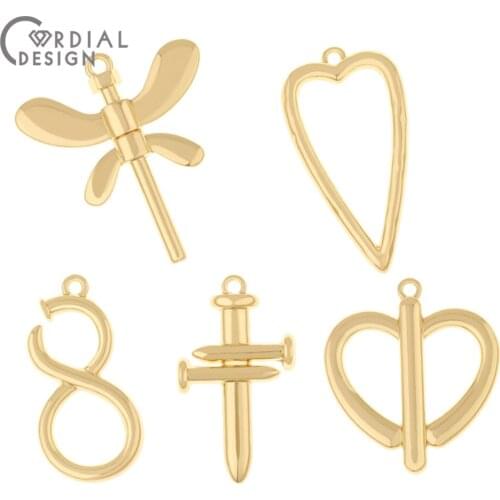 Cordial Design 100Pcs Pendant/Jewelry Accessories/DIY Making/Hand Made/Charms/Earrings Connectors/Jewelry Findings & Components