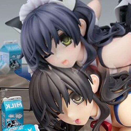 12cm CAT LAP MILK Native Misaki Kurehito Sexy girls Action Figure japanese Anime PVC adult Action Figures toys Anime figures Toy