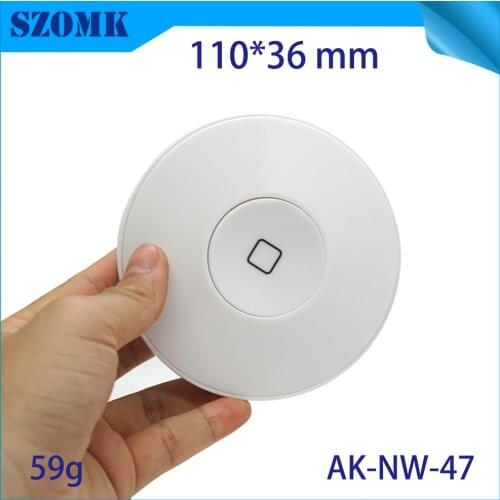 4 pcs 110*36mm wall mount plastic enclosure electrical IOT gateway instrument housing custom abs electronic plastic box