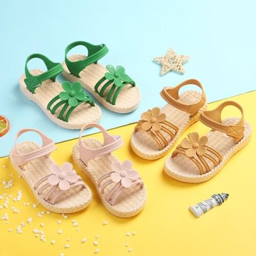 2020 cute princess childrens sandals summer girls sandals indoor home non-slip soft bottom childrens slippers