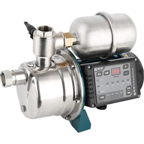 Frequency Conversion Water Pressure Booster Pump For Home Shower Fully Automatic 220V Stainless Steel Silent Self-priming Pump