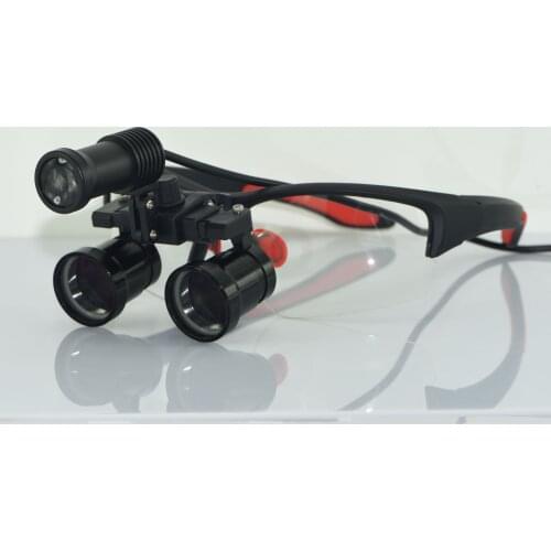 New arrival Magnifier 2.5X to 3.5X changeable LED Dental Loupes