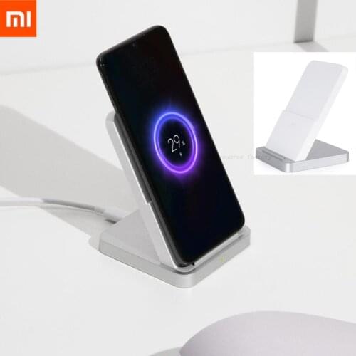 Original Xiaomi Vertical Air-cooled Wireless Charger 30W Max 19V 1.6A For Xiaomi Mi9 MiX 2S Mix 3 Qi EPP10W For iPhone XS XR XS