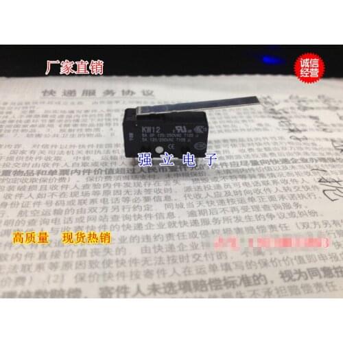 Original new 100% manufacturer direct micro switch travel switch 5A KW12-2Z-0109 3pin long handle 19.8MM