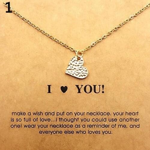 Lucky Women Necklace Fashion Love Heart Star Elephant Pendant Choker Charm Jewelry Dinner Party Necklace