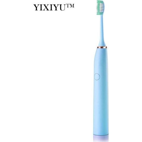 YIXIYU rechargeable sonic electric toothbrush 2pcs brush head 3 clean mode vibration massage health dental care adult timer gift
