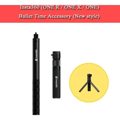 Insta360 One X2 Bullet Time Bundle Rotation Handle+1/4 Selfie Stick Handheld Monopod For Sport Camera Insta 360 One R Insta360 X