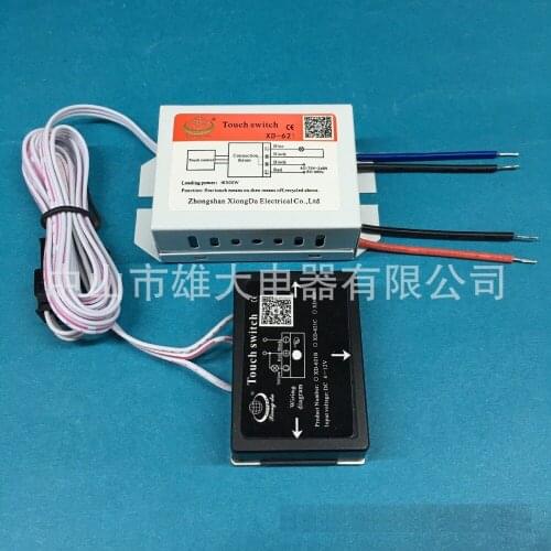 170-240V On/Off Touch Switch for Mirror Lamp Lighting Accessories 50/60Hz Applicable to All Types of Lamps on the Medium