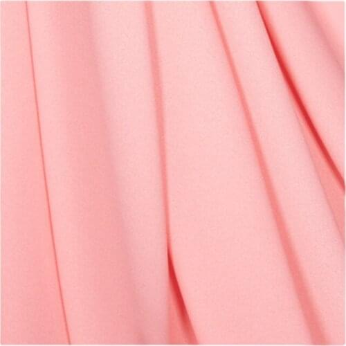 Width 59'' Summer Solid Color Anti Draping Feeling Chiffon Fabric By The Yard For Dress Hanfu Shirt Material