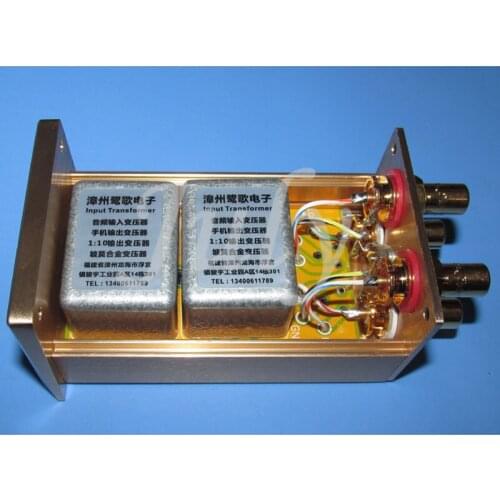 Wide frequency response 32Ω:3.2K Permalloy 10 times audio signal transformer, specially designed for mobile phones