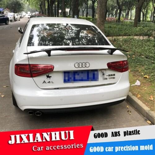 For Audi A4 Spoiler 2006-2018 Audi A4 Spoiler TF ABS plastic Material Car Rear Wing Color Rear Spoiler