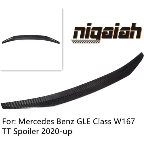 TT Style dry carbon fiber spoiler for Mercedes Benz GLE Class W167 Sedan TT Style Spoiler 2020-IN Car accessories