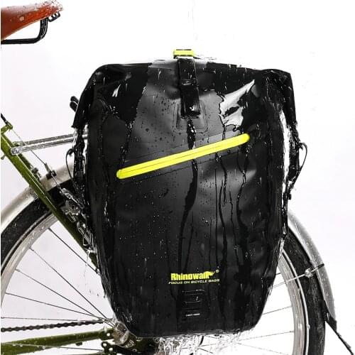 Rhinowalk Cycling Bike Bags Waterproof MTB Bike Saddle Rear Rack Bag Bicycle Pannier Rear Seat Trunk Bag Travel Handbag