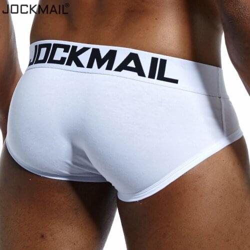 JOCKMAIL Men Briefs Underwear Mens Sexy Breathable Underpants Cotton Comfortable Mens Underwear Shorts Cueca Gay Male Panties