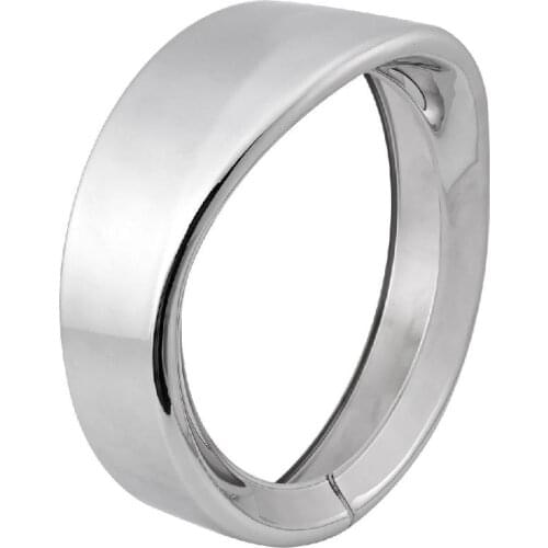 7" Motorcycle Headlight Decoration Trim Ring Visor Chrome Cover For Harley FLD Touring Bikes Trike Road King Softail FL Models