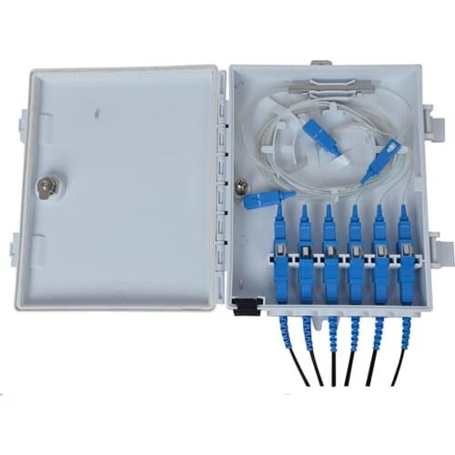 YOUYSI waterproof fiber termination box FDB-6A outdoor 6 port ftth fiber distribution box With SC Adapter