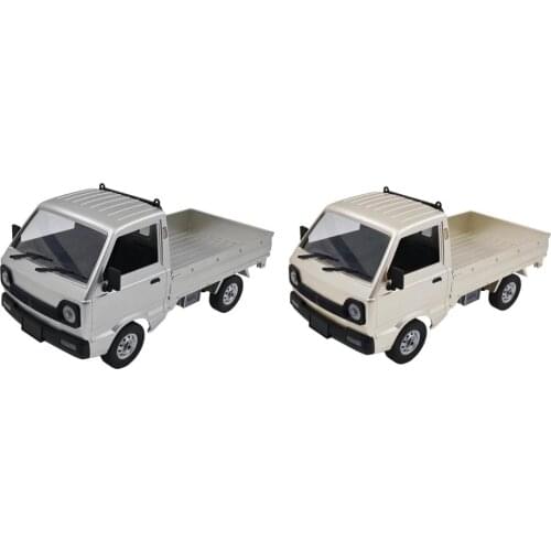 WPL RC Truck 1/10 Scale 4WD Truck Climbing LED Light On-Road 4WD Electric Hobby Toy for Boys Kids Adults