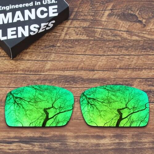 ToughAsNails Polarized Replacement Lenses for Oakley Oil Drum Sunglasses Green Mirrored Color (Lens Only)