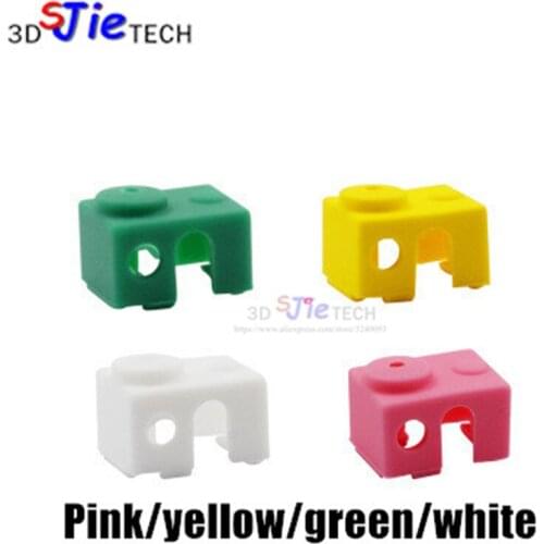 1 pcs Colorfull 2020 V6 Silicone Socks for E3D v6 hotend HEATER BLOCK COVERS Heater Insulation 3D Printer parts