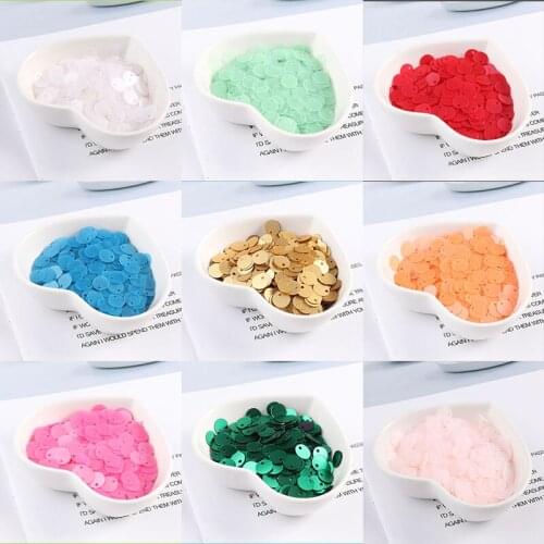 10.1mm Frosted Sequins Colorful Round Sewing Wedding Dress Accessories Paillettes Decoration DIY Sewing Material 260PCS