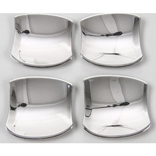 4* ABS Car Door Handle Bowl Cover Trim For Jeep Compass 2017