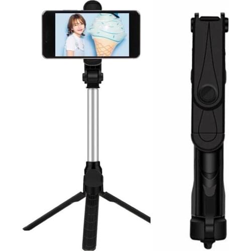 Wireless Bluetooth Remote Control Selfie Stick With Tripod For Mobile Phone Desktop Stand Portable Stretchable Holder