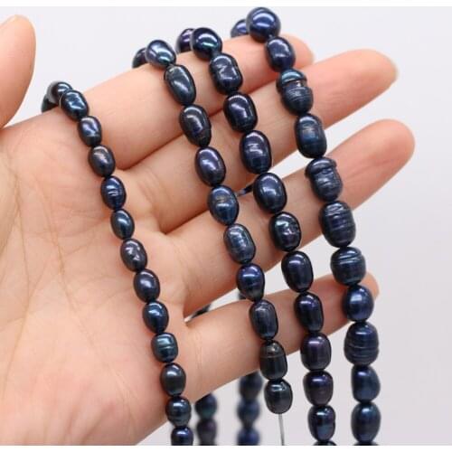 AA High Quality Natural Freshwater Pearl Rice-Shaped Loose Beads For Jewelry Making DIY Bracelet Earring Necklace Accessory