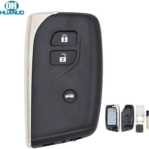 Remote Car Key Shell Case Housing 3 Buttons for Lexus New Model 2016 2017 2018 2019