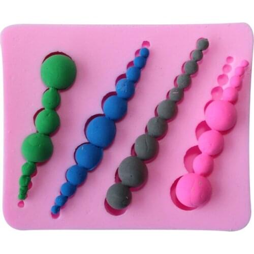 Decorative Pearl Sugar Cake Mold Liquid Silica Gel Mold C105