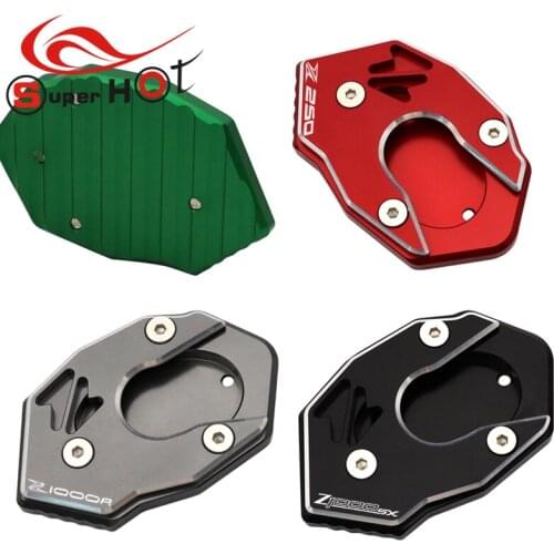 For KAWASAKI Z1000R Z1000SX Z250 Z300 Z250SL Z 1000R 1000SX 250 SL 300 Accessories Side Stand Enlarge Plate Kickatand Extension