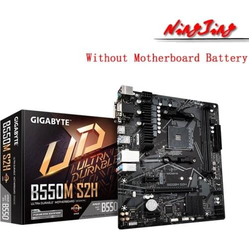 GA B550M S2H (rev. 1.0) Micro-ATX AMD B550 DDR4 4266(OC)MHz M.2 New 128G PCI-E 4.0 Double Channel Socket AM4 Motherboard