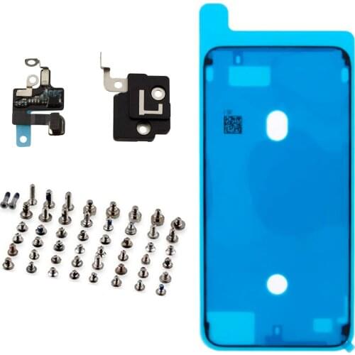 WiFi And GPS Cover Antenna Signal Flex Cable + Full Set Screws + Waterproof Sealing Adhesive For iPhone 7 7Plus 8 8 Plus