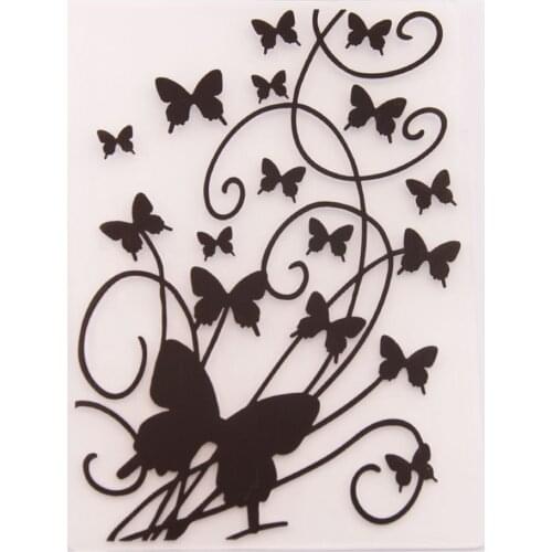 HOT Plastic Butterfly Template Lace Craft Card Making Paper Card Album Wedding Decoration Embossing Folders