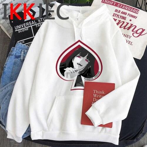 Kakegurui Yumeko Jabami hoodies male harajuku Korea men pullover graphic