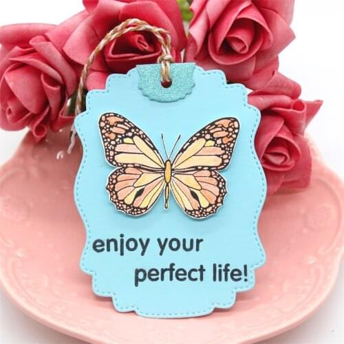 KLJUYP Vintage Tags Metal Cutting Dies Scrapbook Paper Craft Decoration dies scrapbooking