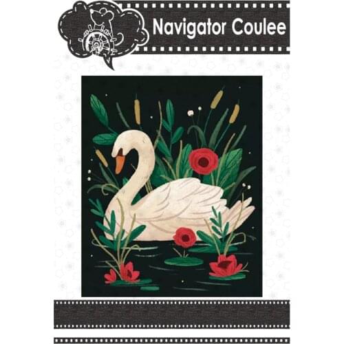 Flowers Swan Metal Cutting Die Graffiti Scrapbook Cutting Die Creative Molding New Cutting Die for 2021