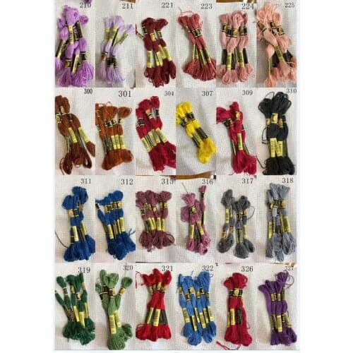 CXC Threads Two labels rose to me 10 pieces cross stitch threads cross stitch embroidery thread Custom threads colors 02