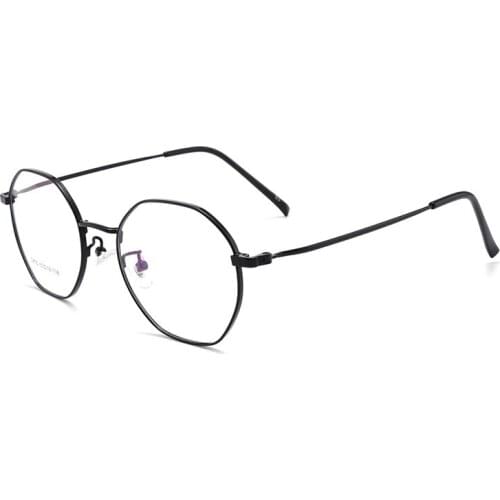 2020 New Arrival Unisex High Quality Alloy Optical Eyeglass Frame Retro Polygon Fashion Men Women Eyewear Spectacle Frame Hot