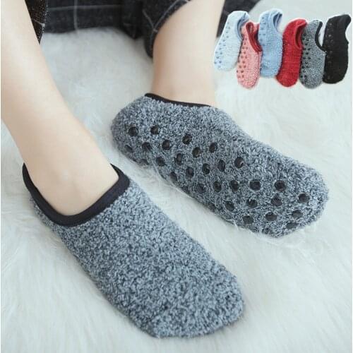 Autumn Floor Socks Anti Slip Adult Thickening Warm Indoor Carpet Women Socks Mix Colors Wholesale 5pair/lot