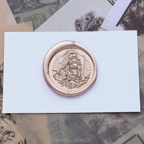 Sailboat Seal Stamp,Adventure seal stamp,Moon Seal Stamp Kit,invitation seals,gift packing star seal