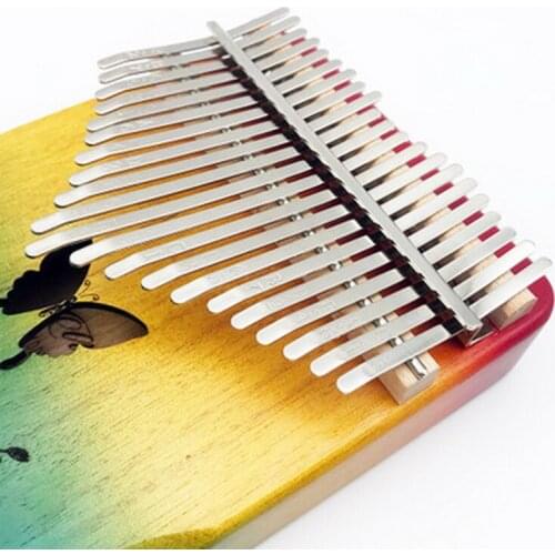 Kalimba 17 keys Thumb Piano,Portable Hand Piano Mbira Sanza African Wood,Perfect Musical Instrument Gift for Kid Adult Beginners