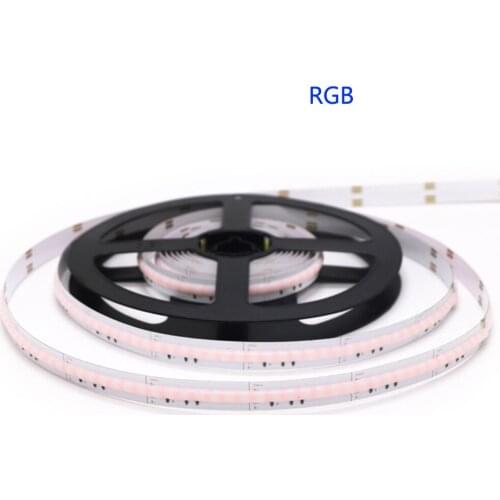 COB/FOB Full color RGB Led Strip(Same as SK6812) RGB Smart Dream Color Magic Digital 5V Addressable LED Strip